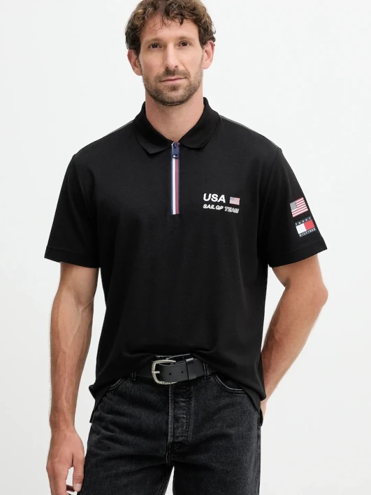 Zdjęcie produktu Tommy Hilfiger polo x SAIL GP czarny