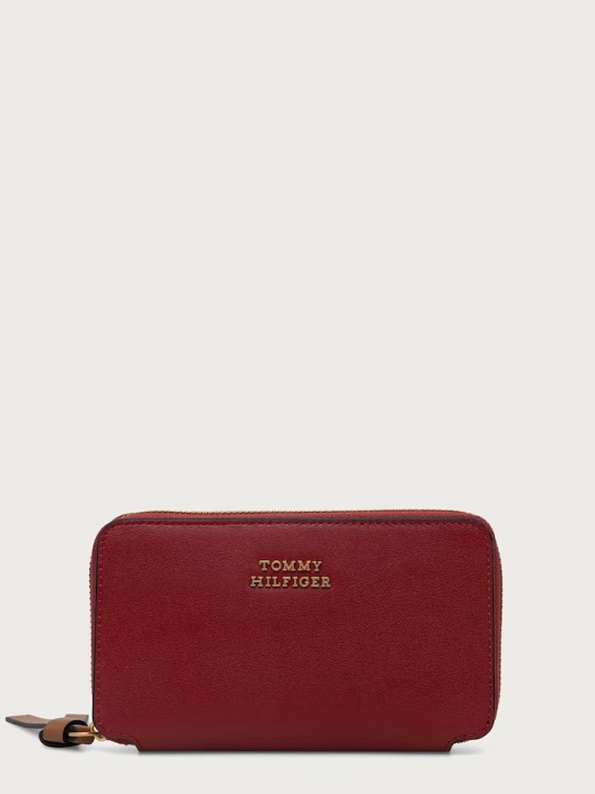 Zdjęcie produktu Tommy Hilfiger portfel damski skórzany bordowy