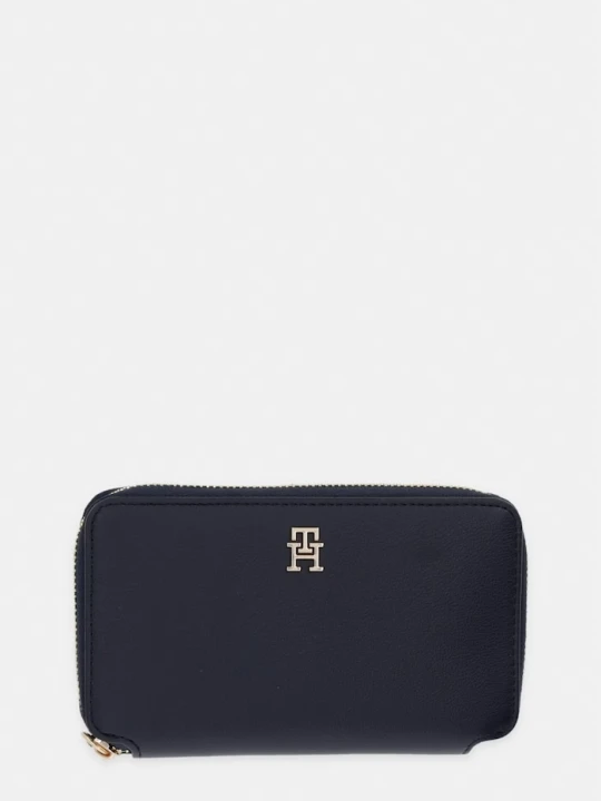 Zdjęcie produktu Tommy Hilfiger portfel damski z imitacji skóry granatowy