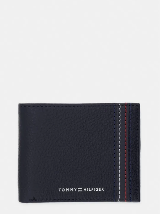 Zdjęcie produktu Tommy Hilfiger portfel męski skórzany granatowy