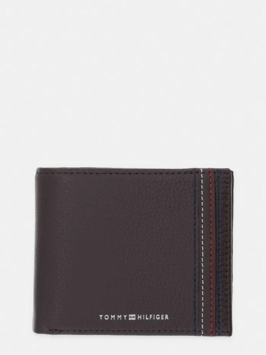 Zdjęcie produktu Tommy Hilfiger portfel męski skórzany brązowy