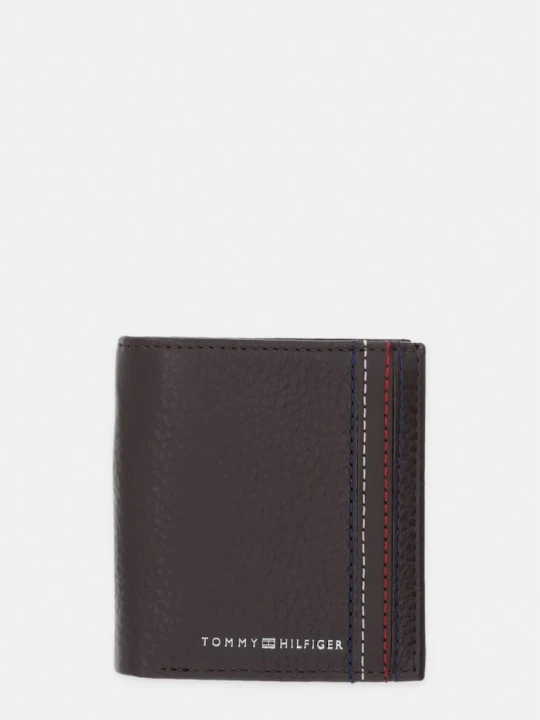 Zdjęcie produktu Tommy Hilfiger portfel męski skórzany brązowy