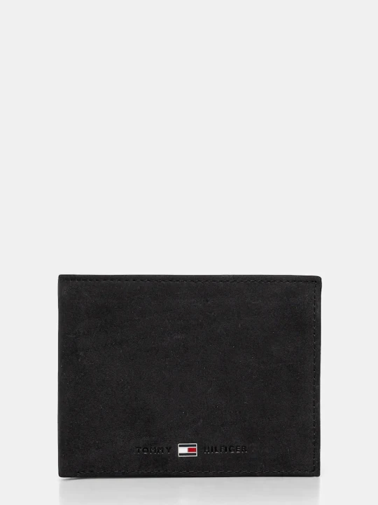 Zdjęcie produktu Tommy Hilfiger - Portfel skórzany Johnson AM0AM00665 czarny