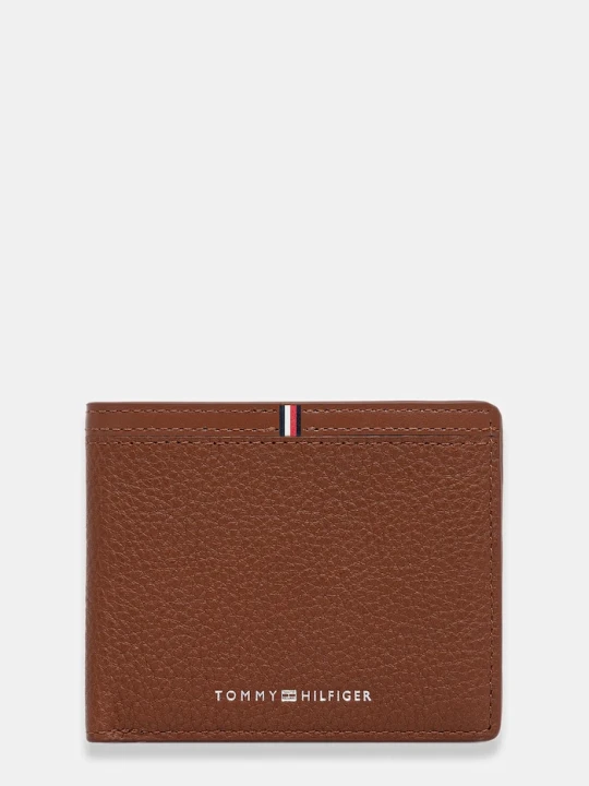 Zdjęcie produktu Tommy Hilfiger portfel skórzany brązowy