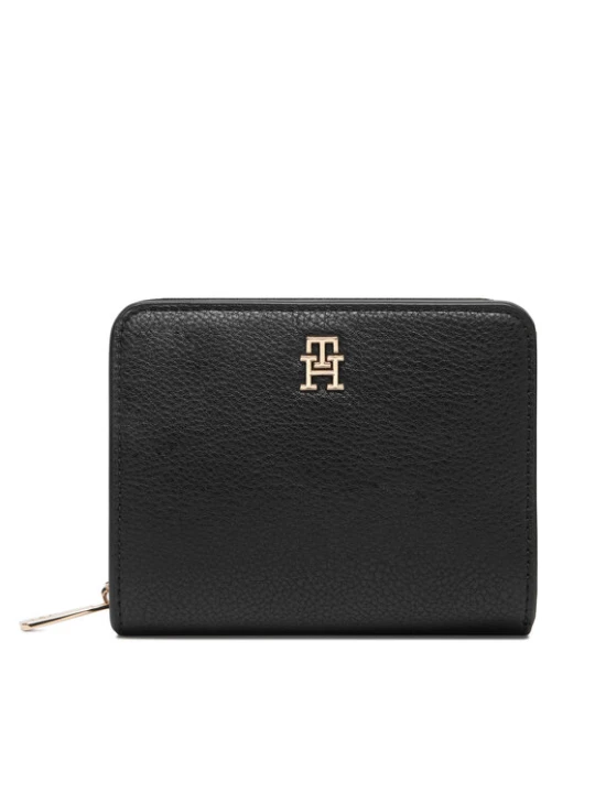 Zdjęcie produktu Tommy Hilfiger Portfel Th Icon Med Za W / Flap AW0AW18475 Czarny
