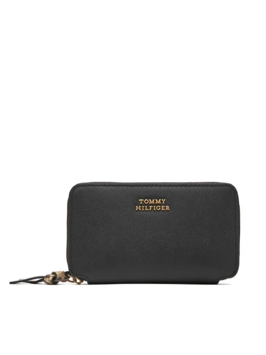 Zdjęcie produktu Tommy Hilfiger Portfel Th Leather Med Za Wallet AW0AW18939 Czarny