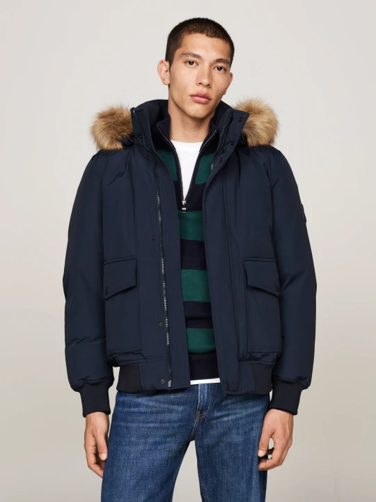 Zdjęcie produktu Tommy Hilfiger Puchowa kurtka Rockie | Regular Fit granatowy