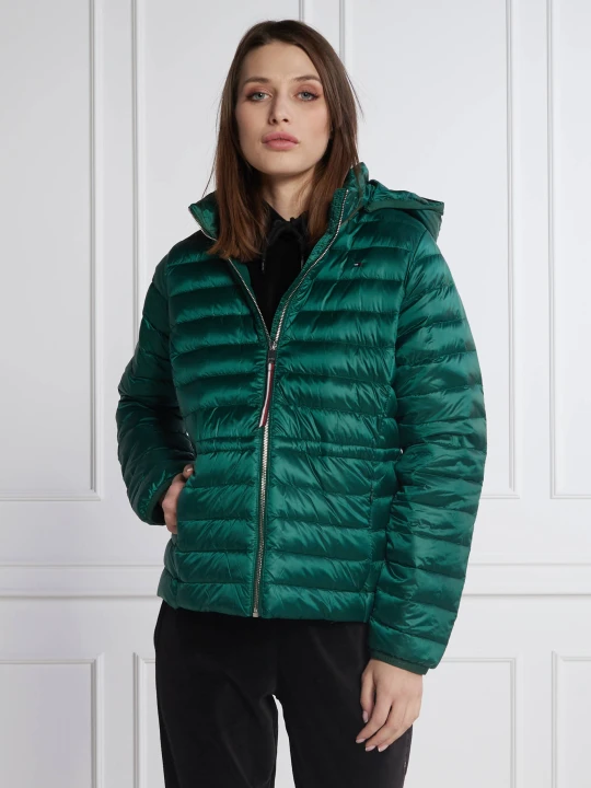 Zdjęcie produktu Tommy Hilfiger Puchowa kurtka FEMININE | Regular Fit zielony