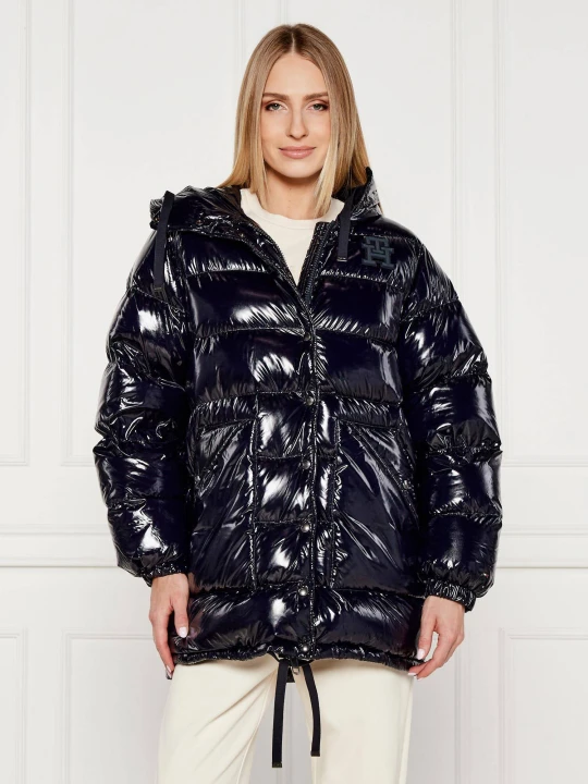 Zdjęcie produktu Tommy Hilfiger Puchowa kurtka HIGH GLOSS | Regular Fit granatowy