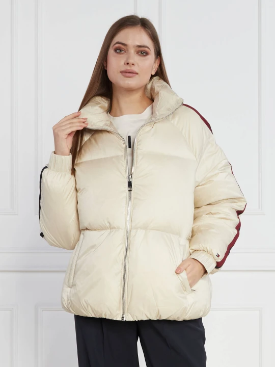 Zdjęcie produktu Tommy Hilfiger Puchowa kurtka MODERN GS PUFFER | Regular Fit kremowy