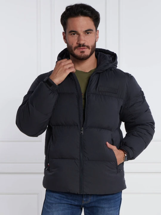 Zdjęcie produktu Tommy Hilfiger Puchowa kurtka NEW YORK HOODED | Regular Fit granatowy