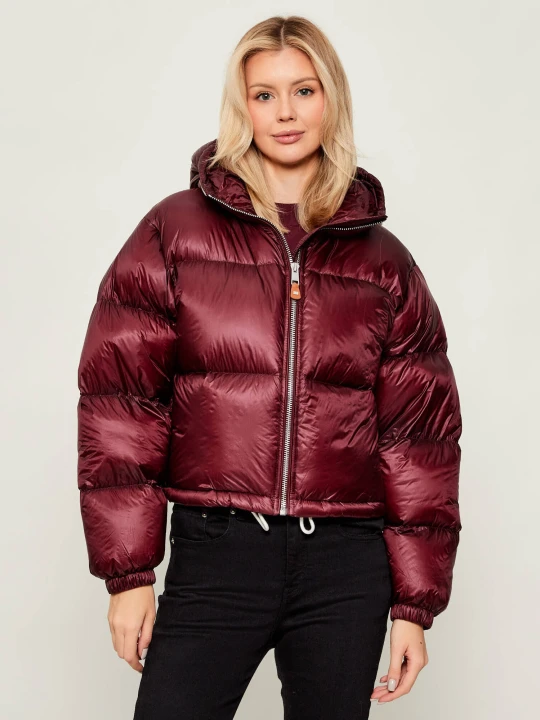 Zdjęcie produktu Tommy Hilfiger Puchowa kurtka | Oversize fit bordowy