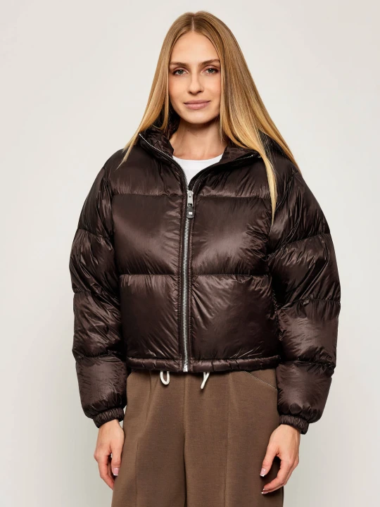 Zdjęcie produktu Tommy Hilfiger Puchowa kurtka | Oversize fit brązowy