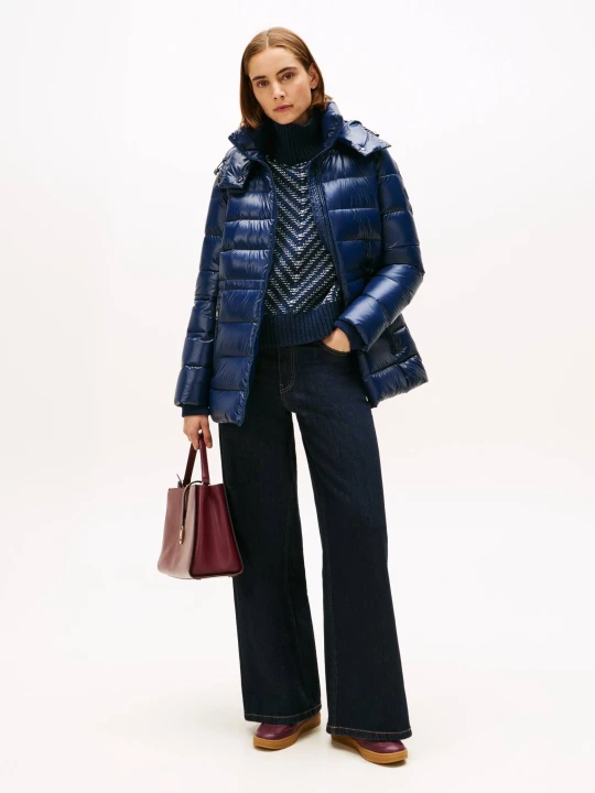 Zdjęcie produktu Tommy Hilfiger Puchowa kurtka | Regular Fit granatowy