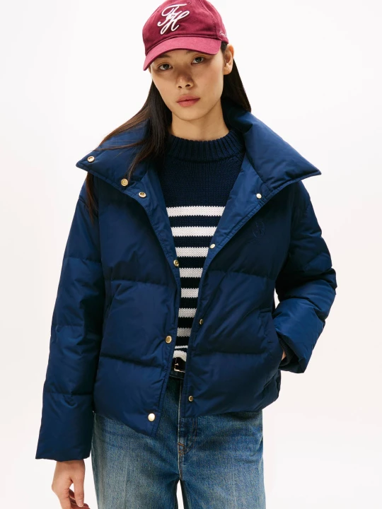 Zdjęcie produktu Tommy Hilfiger Puchowa kurtka | Regular Fit granatowy