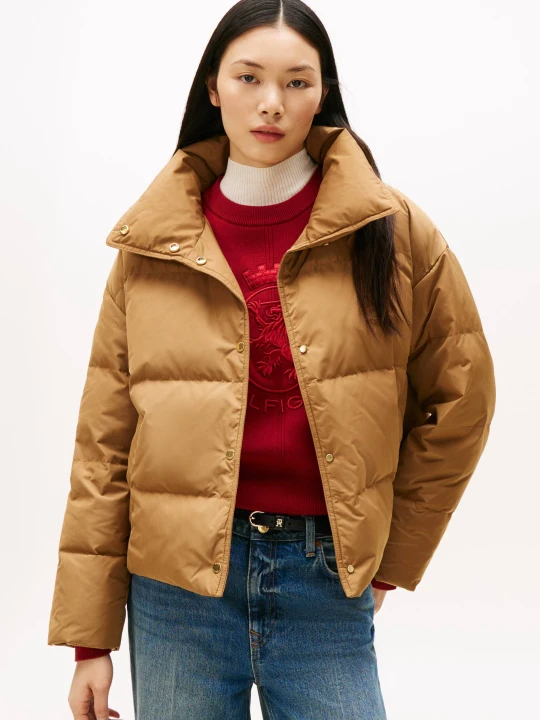Zdjęcie produktu Tommy Hilfiger Puchowa kurtka | Regular Fit camel