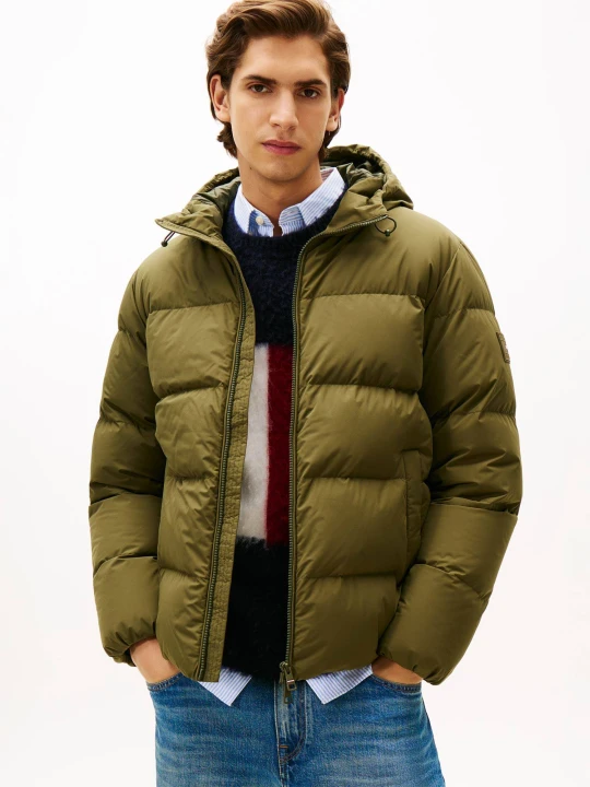 Zdjęcie produktu Tommy Hilfiger Puchowa kurtka | Regular Fit zielony
