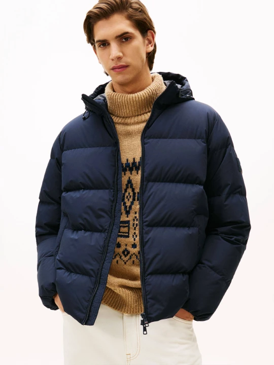 Zdjęcie produktu Tommy Hilfiger Puchowa kurtka | Regular Fit granatowy