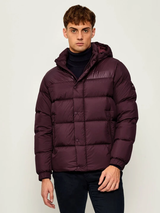 Zdjęcie produktu Tommy Hilfiger Puchowa kurtka | Regular Fit bordowy