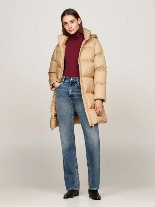Zdjęcie produktu Tommy Hilfiger Puchowa kurtka | Regular Fit beżowy
