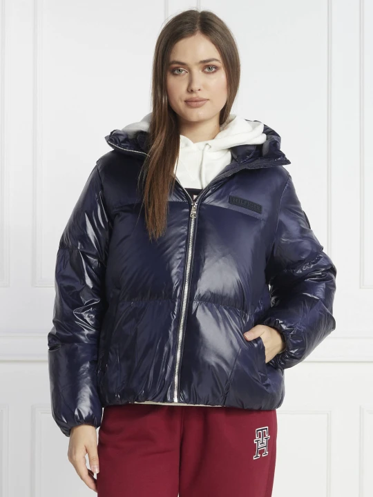 Zdjęcie produktu Tommy Hilfiger Puchowa kurtka | Regular Fit granatowy