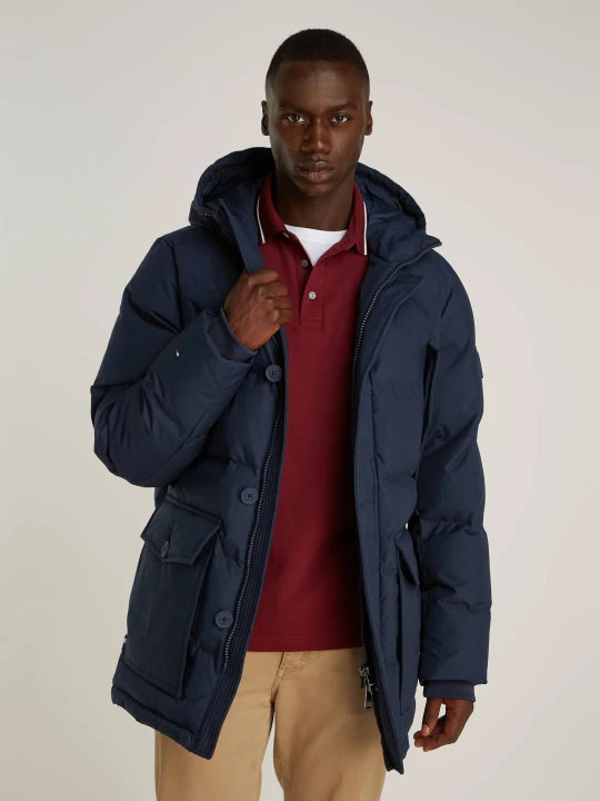 Zdjęcie produktu Tommy Hilfiger Puchowa kurtka ROCKIE | Regular Fit granatowy