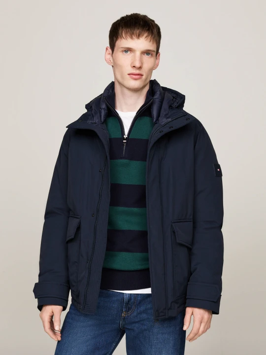 Zdjęcie produktu Tommy Hilfiger Puchowa kurtka ROCKIE | Regular Fit granatowy