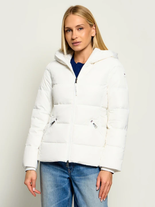 Zdjęcie produktu Tommy Hilfiger Puchowa kurtka | Slim Fit biały