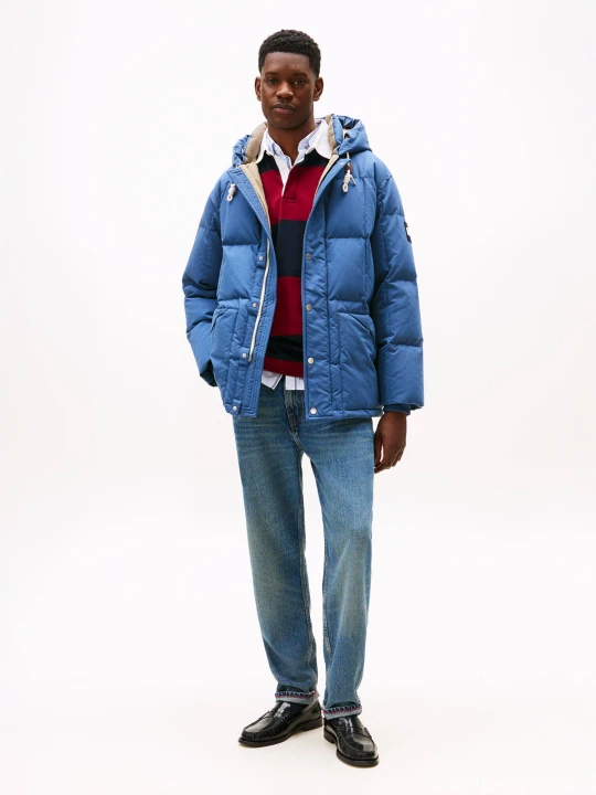 Zdjęcie produktu Tommy Hilfiger Puchowa parka | Regular Fit niebieski