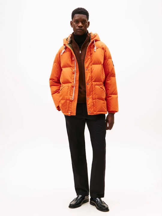Zdjęcie produktu Tommy Hilfiger Puchowa parka | Regular Fit pomarańczowy
