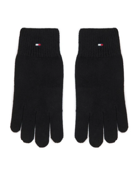 Zdjęcie produktu Tommy Hilfiger Rękawiczki Damskie Flag AW0AW19131 Czarny