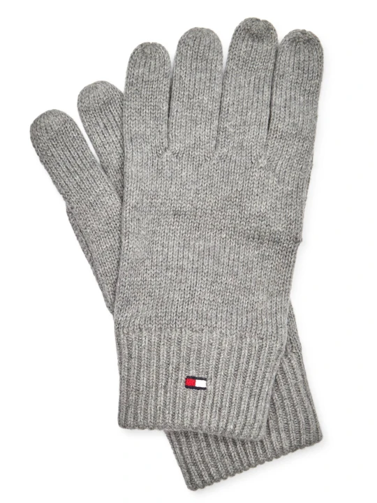 Zdjęcie produktu Tommy Hilfiger Rękawiczki ESSENTIALS | z dodatkiem kaszmiru szary