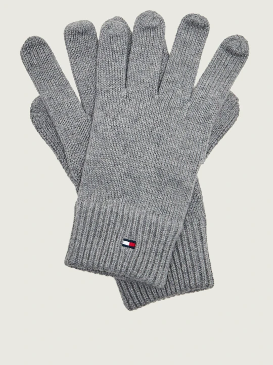 Zdjęcie produktu Tommy Hilfiger Rękawiczki Essentials | z dodatkiem kaszmiru szary