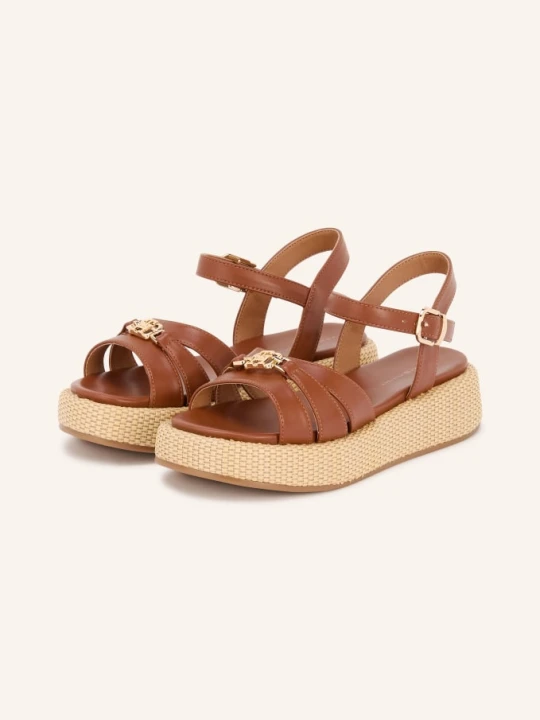 Zdjęcie produktu Tommy Hilfiger Sandałki Na Platformie braun BRĄZOWY
