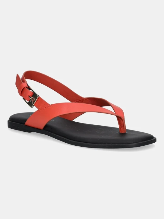 Zdjęcie produktu Tommy Hilfiger sandały skórzane COLOR BLOCK THONG FLAT SANDAL