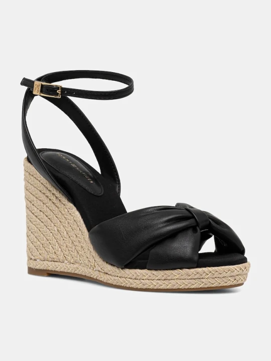 Zdjęcie produktu Tommy Hilfiger sandały TH BOW HIGH CORK WEDG czarny