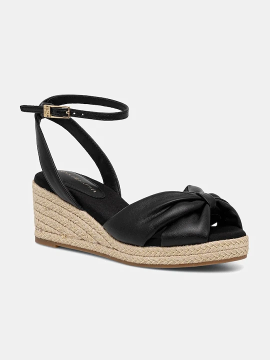 Zdjęcie produktu Tommy Hilfiger sandały TH BOW MID CORK WEDGE czarny