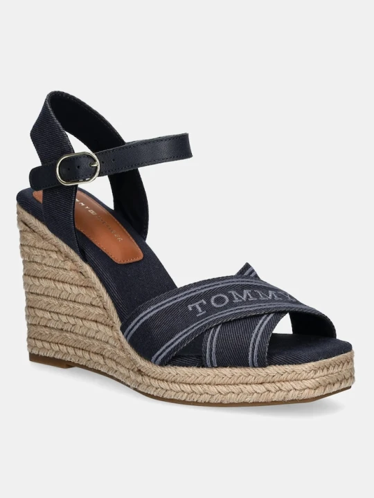 Zdjęcie produktu Tommy Hilfiger sandały TOMMY HILFIGER ESPAD HIGH WEDGE granatowy