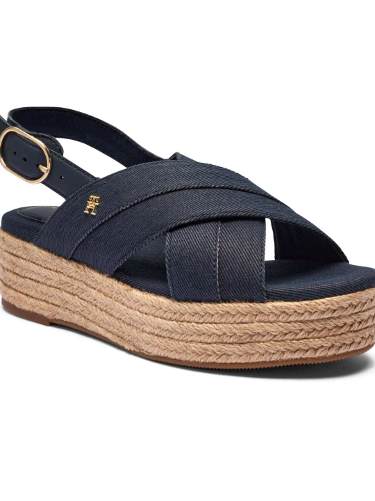 Zdjęcie produktu Tommy Hilfiger Sandały | z dodatkiem skóry granatowy