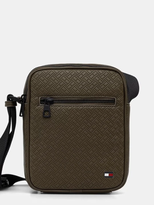 Zdjęcie produktu Tommy Hilfiger saszetka męska z imitacji skóry zielony