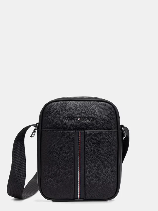 Zdjęcie produktu Tommy Hilfiger saszetka na ramię męska z imitacji skóry czarny