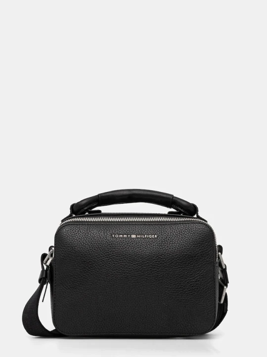 Zdjęcie produktu Tommy Hilfiger saszetka skórzana czarny