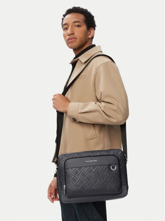 Zdjęcie produktu Tommy Hilfiger Saszetka Th Flag Computer Bag AM0AM14428 Szary