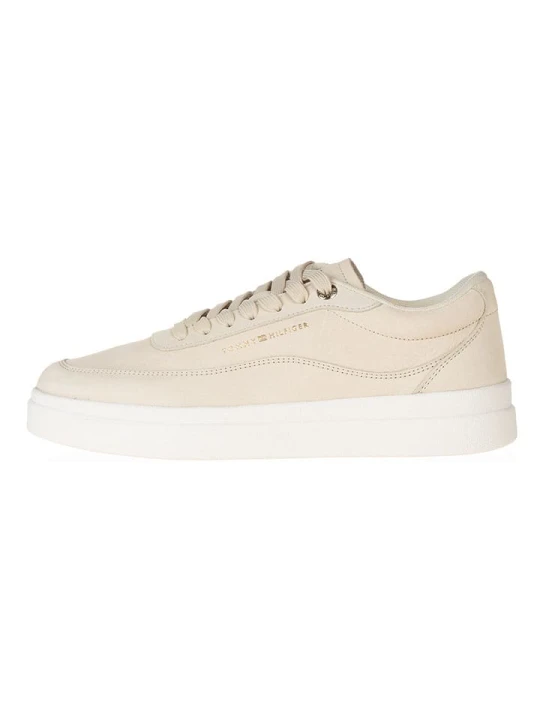 Zdjęcie produktu Tommy Hilfiger Shoes Skórzane sneakersy w kolorze beżowym rozmiar: 40