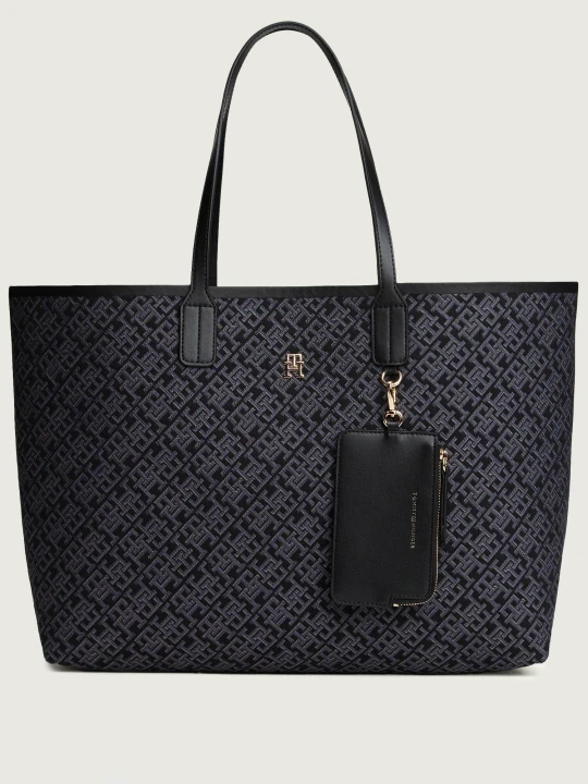 Zdjęcie produktu Tommy Hilfiger Shopperka + saszetka ICON czarny