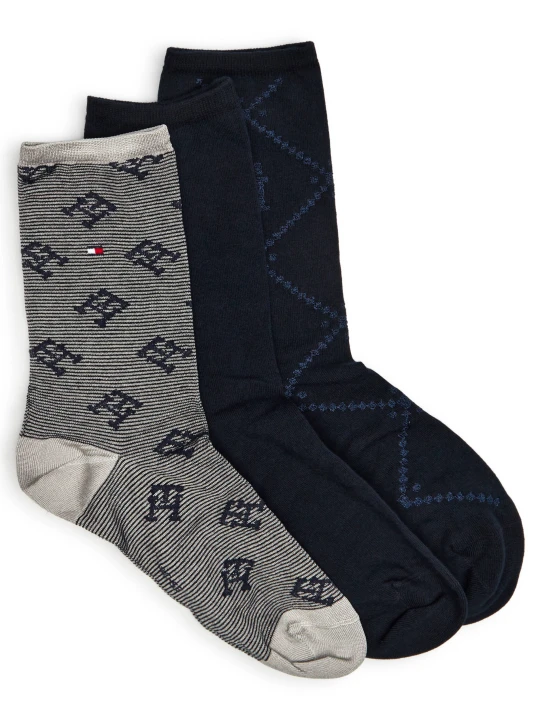 Zdjęcie produktu Tommy Hilfiger Skarpety 3-pack granatowy