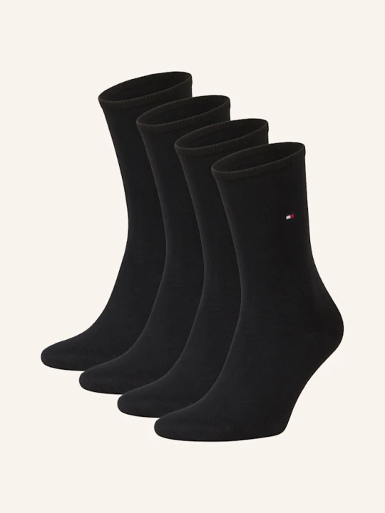 Zdjęcie produktu Tommy Hilfiger Skarpety, 4 Pary schwarz 001 BLACK