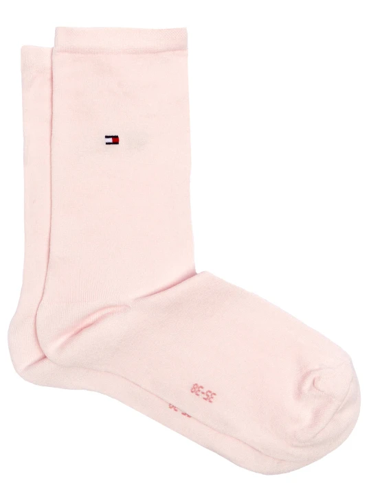 Zdjęcie produktu Tommy Hilfiger Skarpety | z dodatkiem jedwabiu pudrowy róż