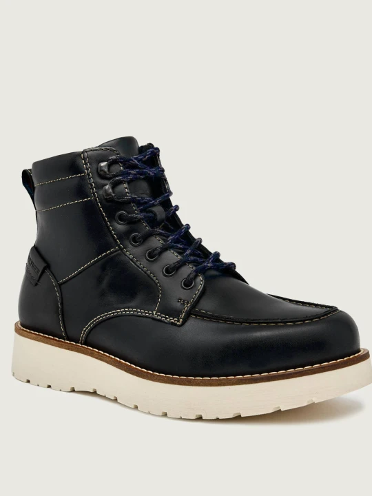 Zdjęcie produktu Tommy Hilfiger Skórzane buty wysokie AMERICAN czarny