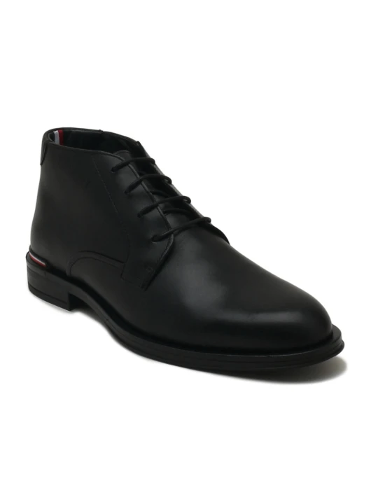 Zdjęcie produktu Tommy Hilfiger Skórzane derby CORE RWB czarny